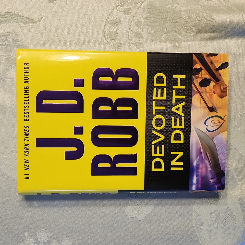 J.D. Robb Devoted in Death Hardcover Book